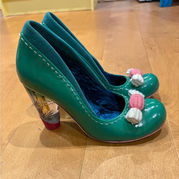 Irregular Choice Shoes - Irregular Choice candy lucite heel green  pumps 39.5 8-8.5